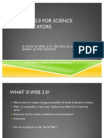 Web 2.0 for Science Educators Spr 2012