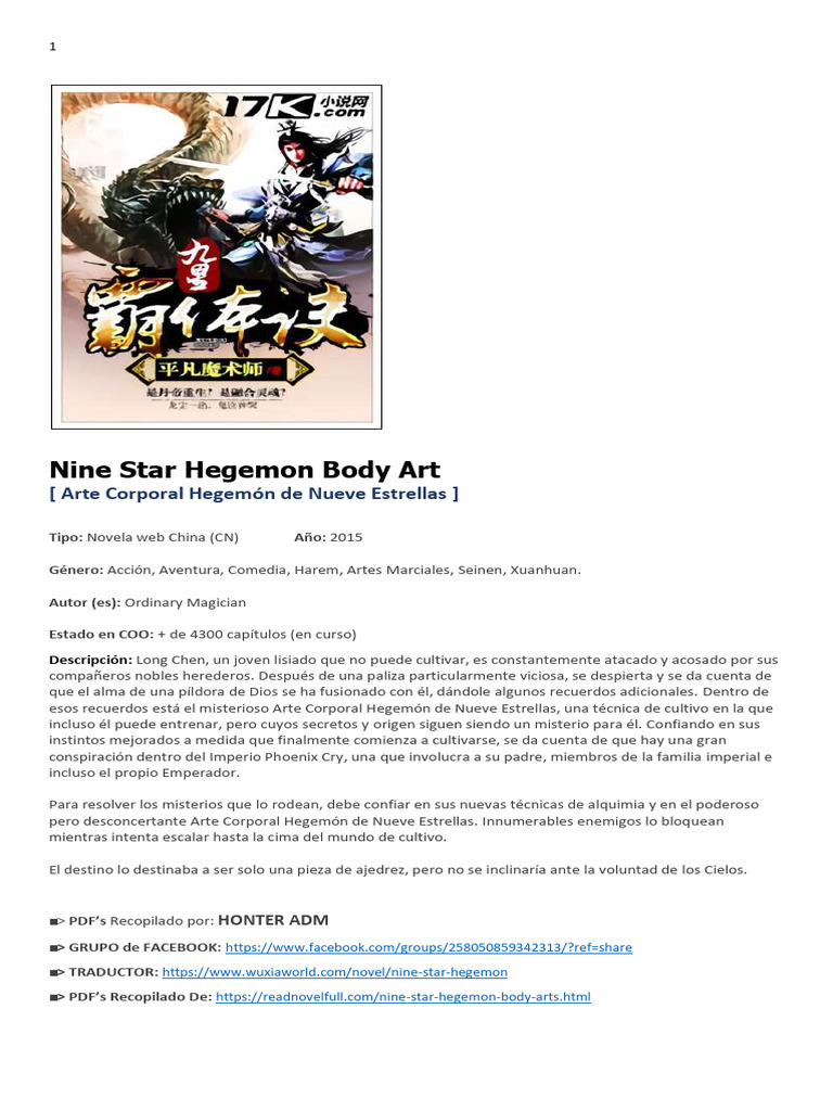 Nine Star Hegemon Body Art (101-200) | PDF