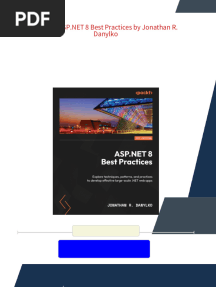 (Ebook) ASP.NET 8 Best Practices by Jonathan R. Danylko - The ebook is ready for download to explore the complete content