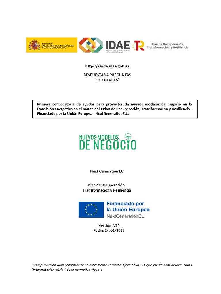 Faqs Nuevos Modelos de Negocio v12 | PDF | Contralor | Economía baja en ...