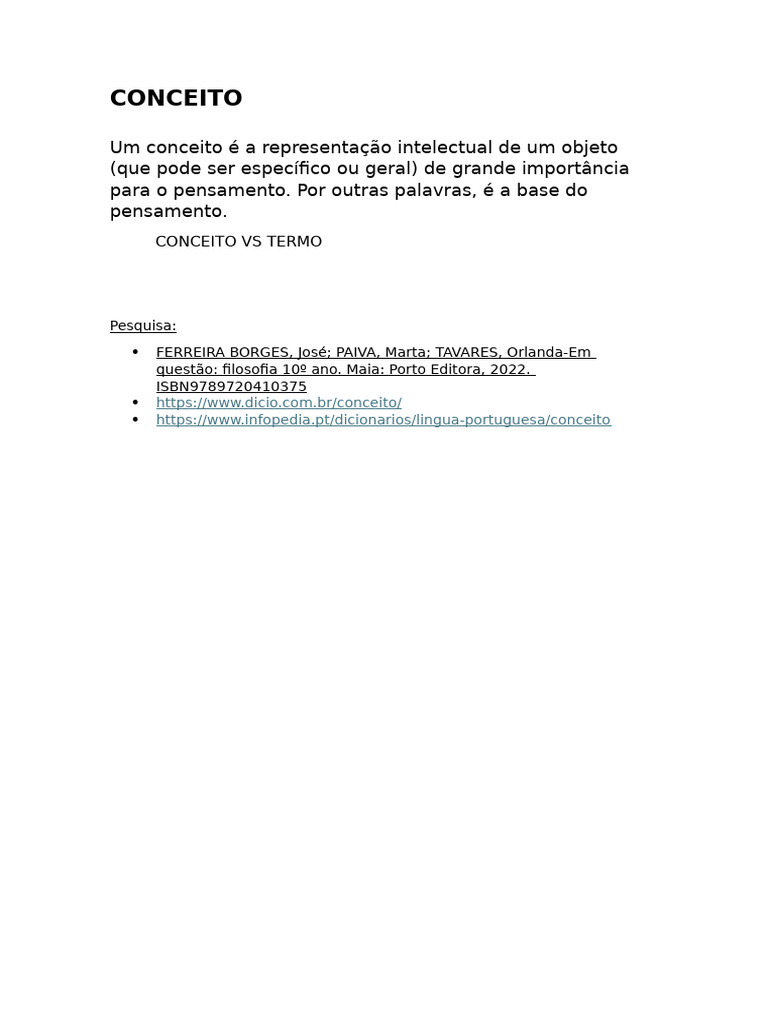 Conceit o | PDF