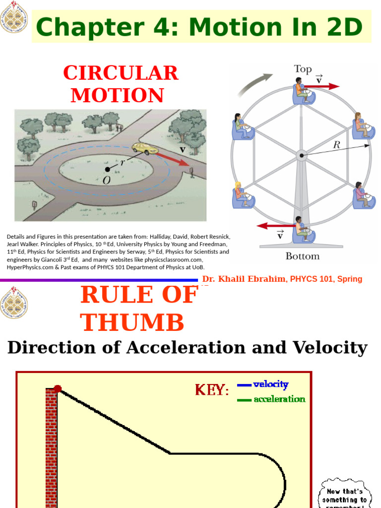 Understanding 2D Motion and Acceleration | PDF | Acceleration | Velocity
