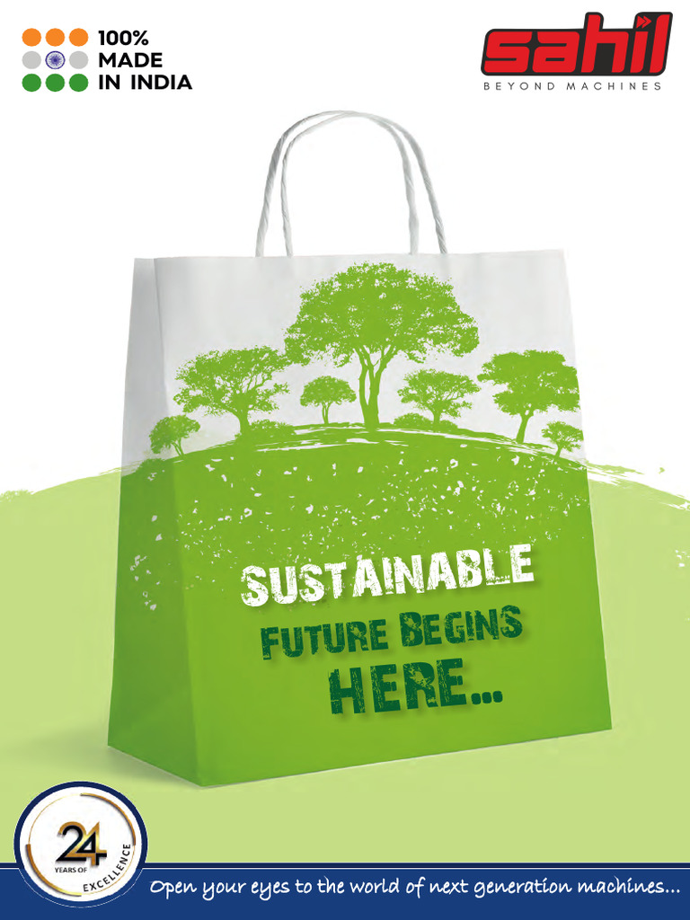Sahil Machines Square Bottom Bag Brochure | PDF | Paper | Printing
