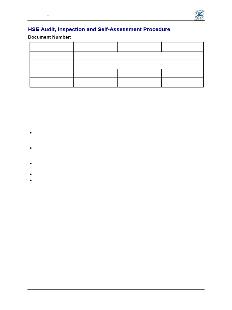 HSE Audit and Self-Assessment Procedure | PDF | Audit | Auditor's Report