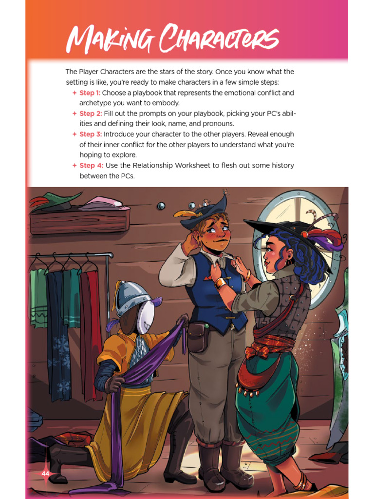 Character Creation Guide for Players | PDF