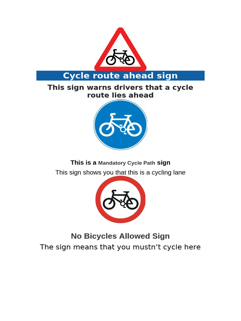 Traffic Signs | PDF