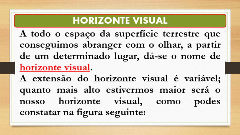 Variação do Horizonte Visual | PDF