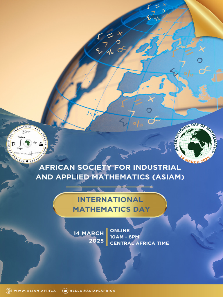 International Mathematics Day Brochure 1 | PDF | Mathematics | Africa