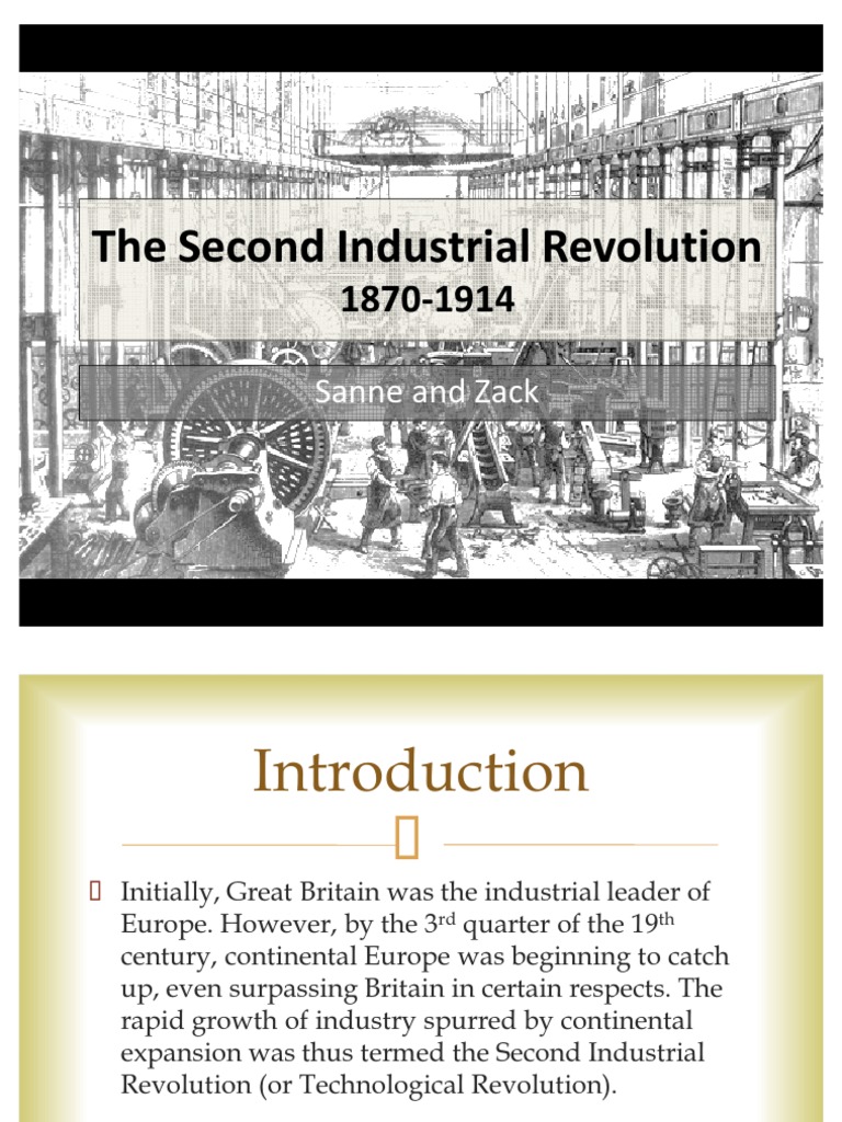The Second Industrial Revolution