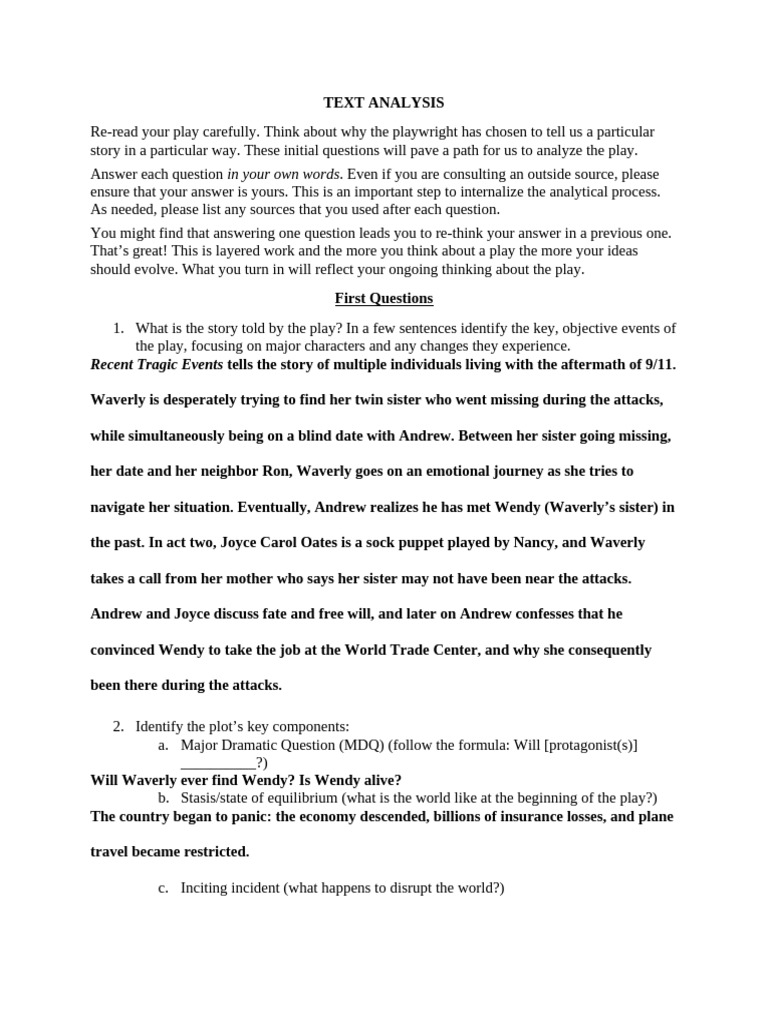 First+Questions+%26+Origins+for+your+play%2C+2024 | PDF | Tragedy ...