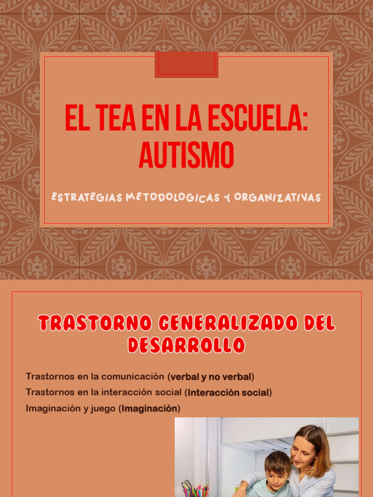 Estrategias para el TEA en la Escuela | PDF