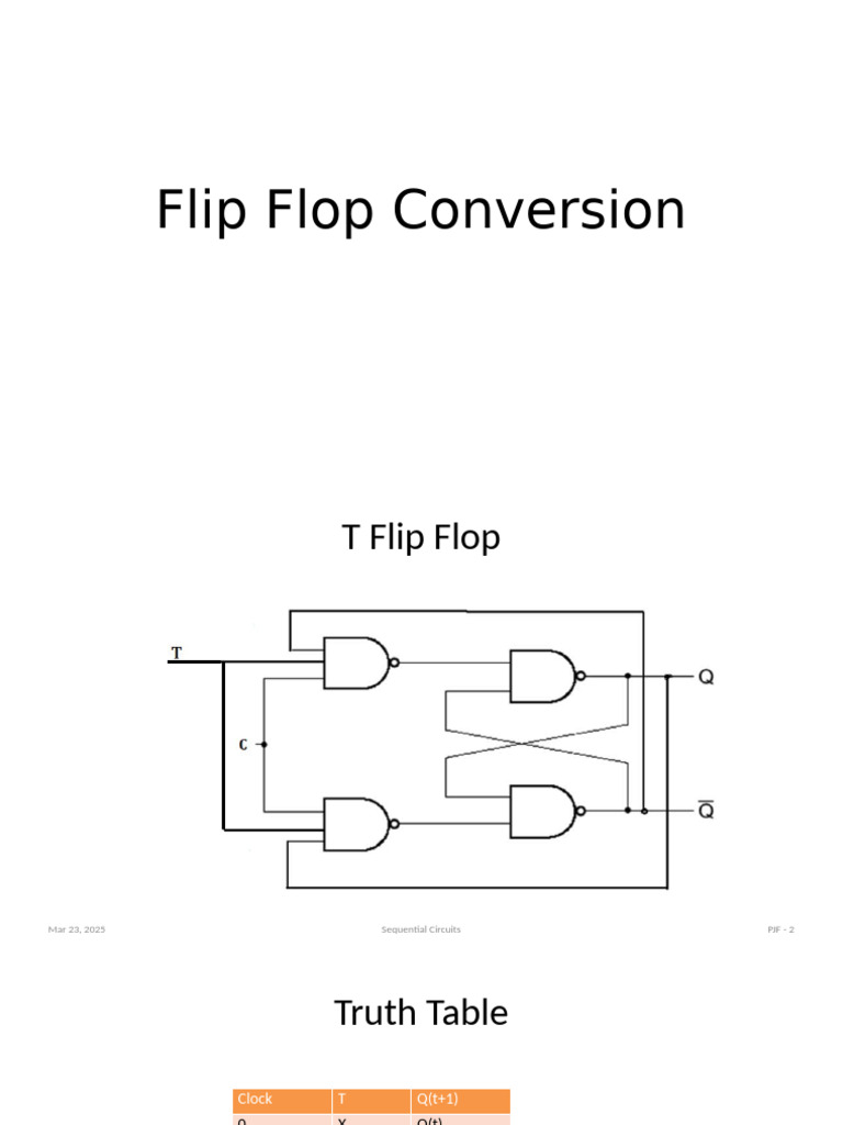 Flip Flop Conversion Guide | PDF