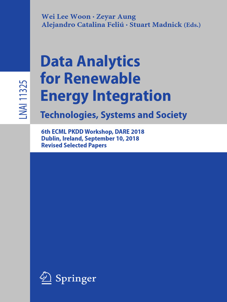 1.-Data Analytics For Renewable Energy Integration. Technologies | PDF ...