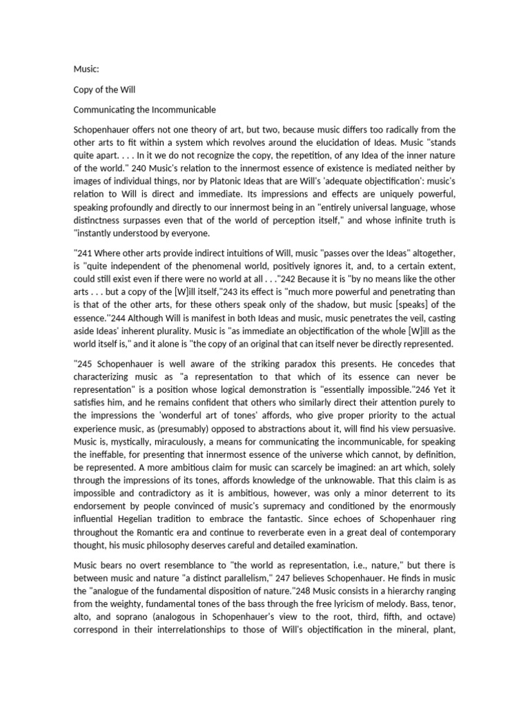 Music copy as a will pdf arthur schopenhauer experience