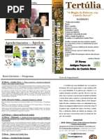 Folheto Tertúlia
