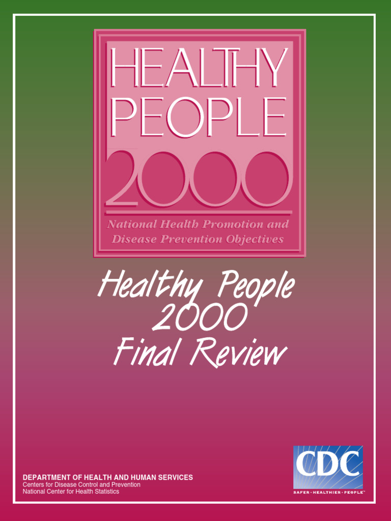 Department of Health and Human Services: Centers For Disease Control ...