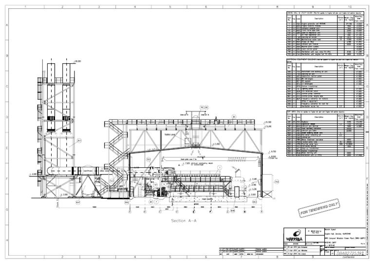 Annex 5 - Engine Hall. Section. 4xW18V46 | PDF