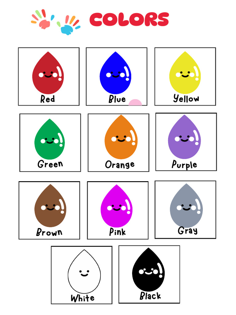 Color Flashcard | PDF