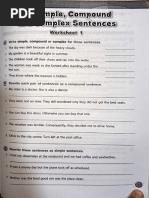Complex and Compound Sentences Guide | PDF | Cooking, Food & Wine