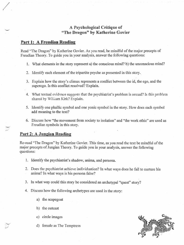 The Dragon Psyco-Analysis | PDF