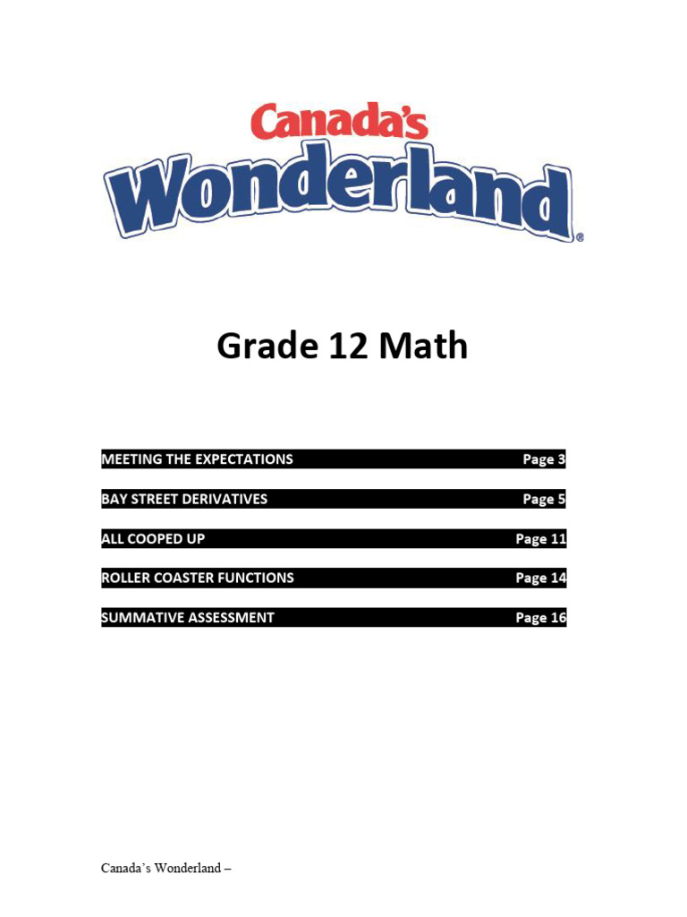 Grade 12 201midt3rm Math | PDF | Derivative | Polynomial