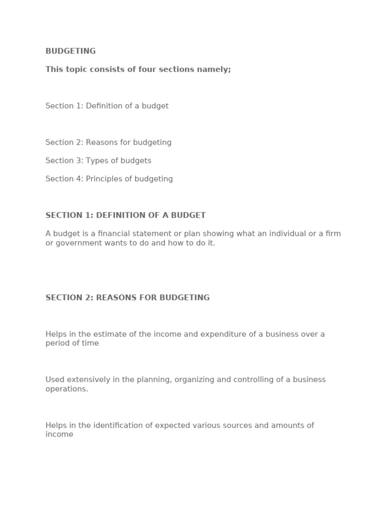 Comprehensive Guide to Budgeting Basics | PDF | Budget | Expense