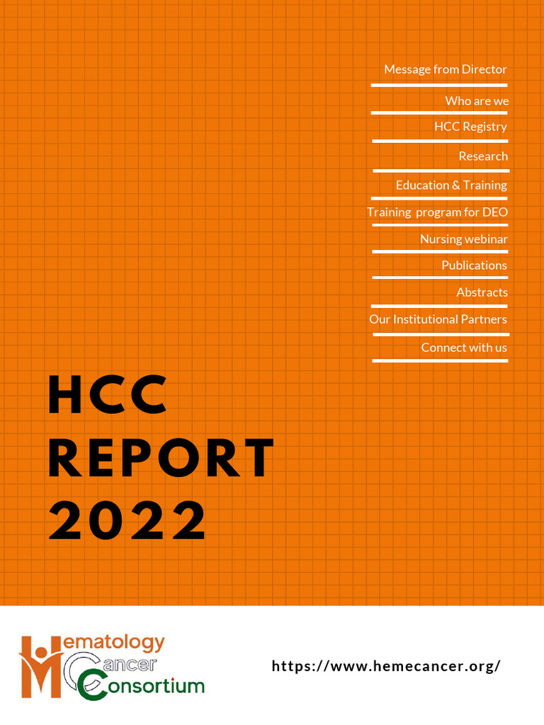 Hematology Cancer Consortium 2022 Report | PDF | Leukemia | Clinical Trial