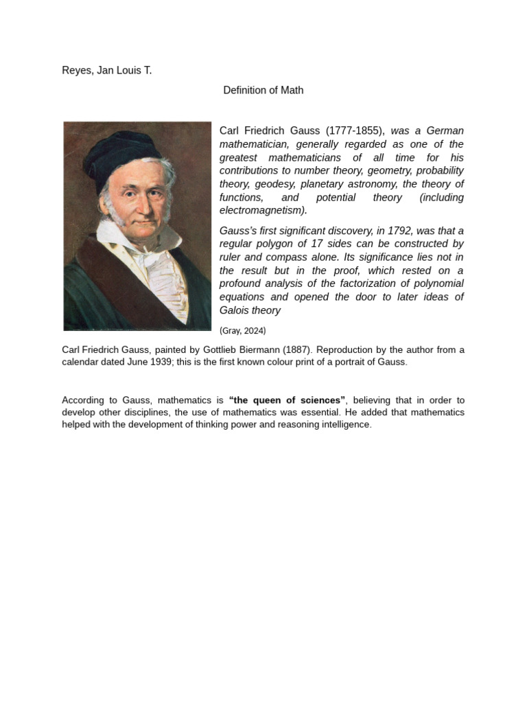 Math Definition Idk | PDF