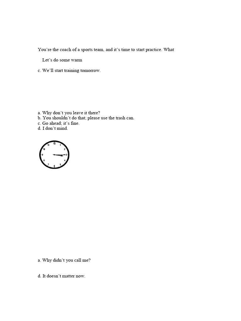 English Olympiad Practice Questions | PDF