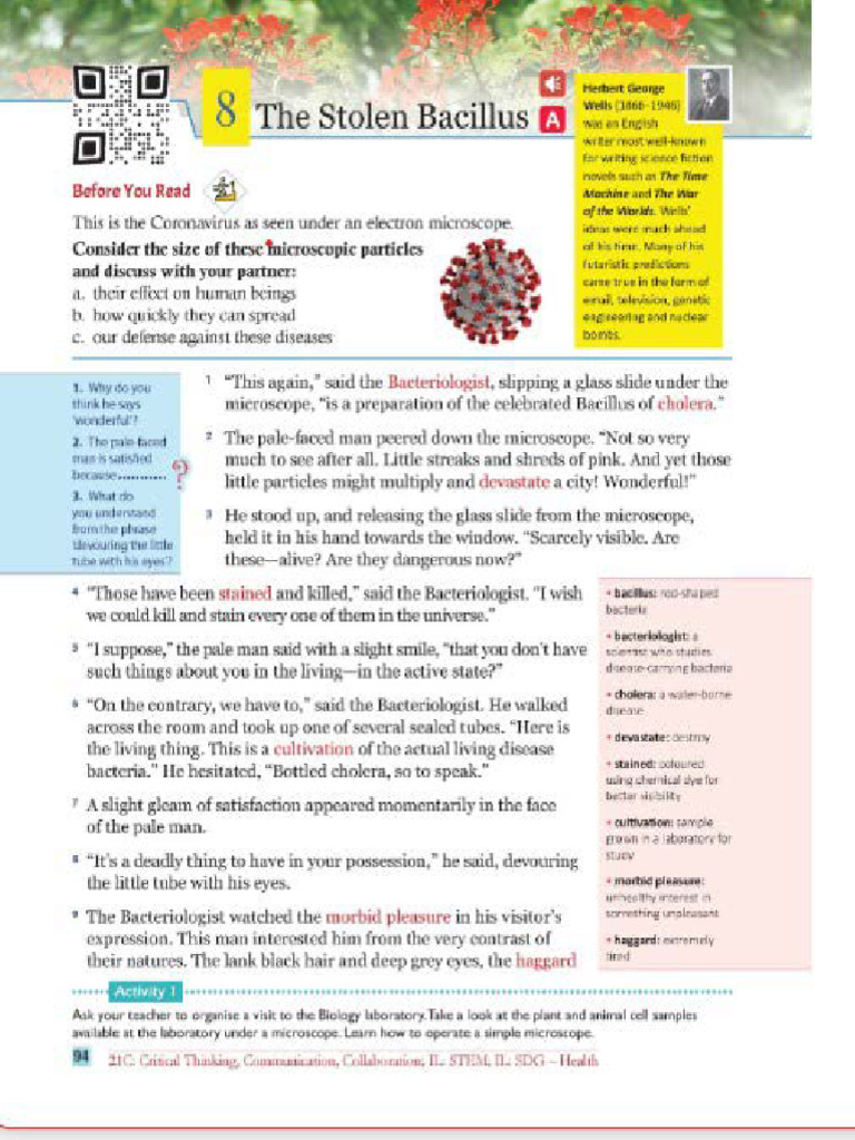 The Stolen Bacillus | PDF
