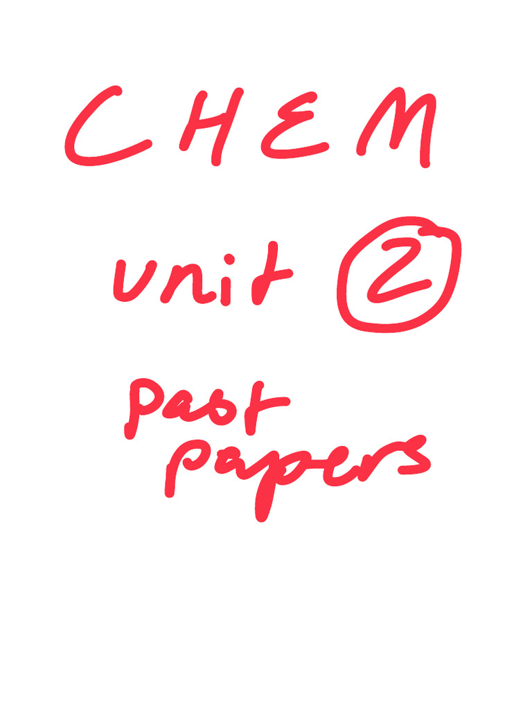 Chem Unit 2 | PDF | Physical Chemistry | Chemical Elements
