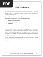 GED Math Practice Workbook | PDF | Numbers | Equations