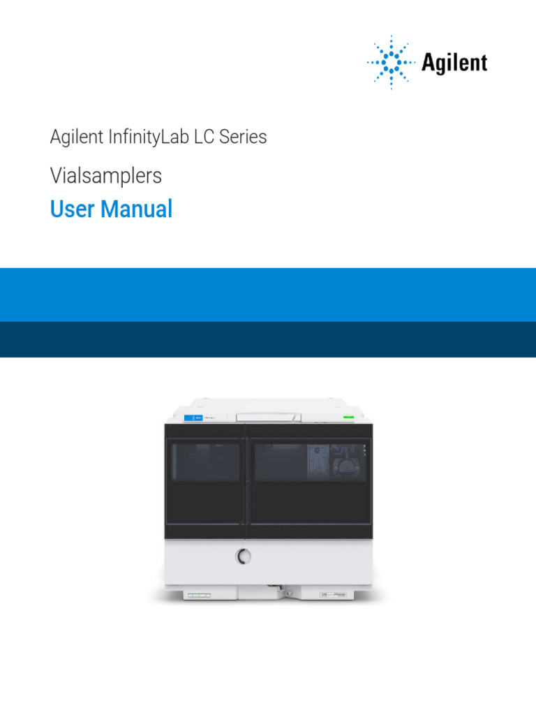 Agilent InfinityLab Vialsamplers Manual | PDF | Electrical Connector ...