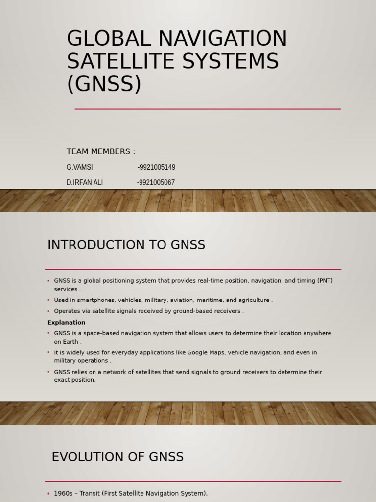 Global Navigation Satellite Systems (GNSS) | PDF | Global Positioning ...