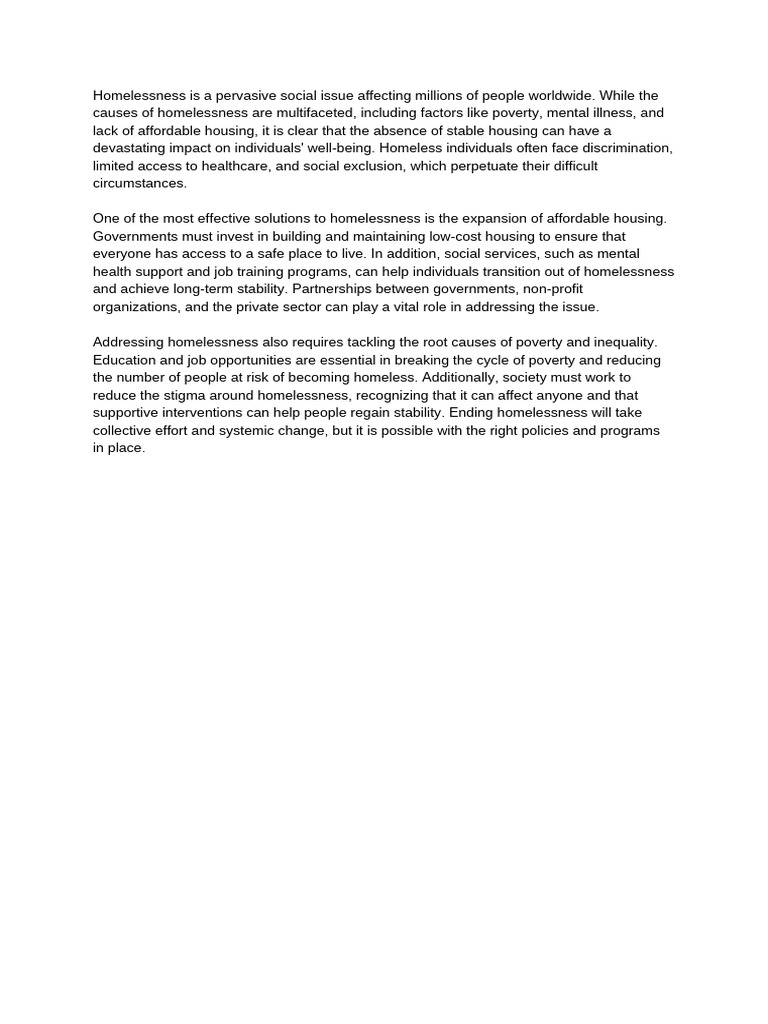 5. Homelessness and Affordable Housing | PDF