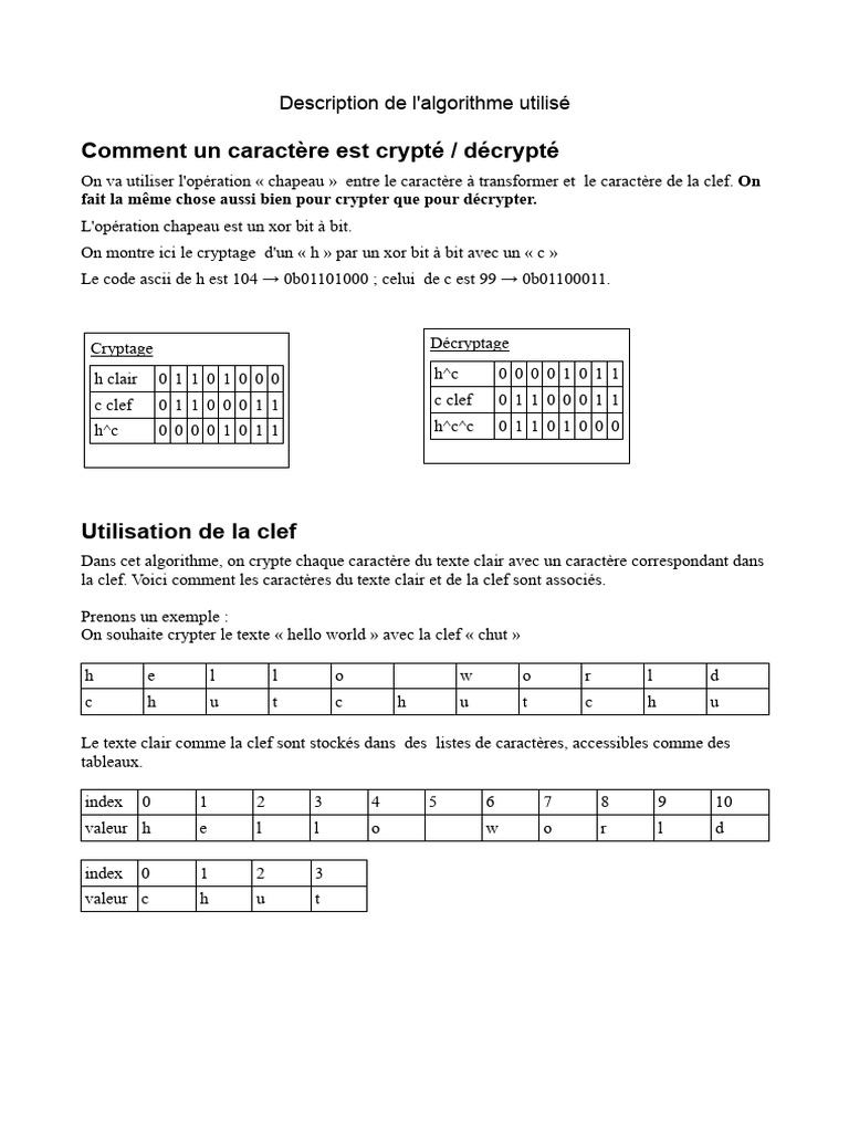 Chiffrement XOR en Python | PDF | Python (Langage de programmation ...