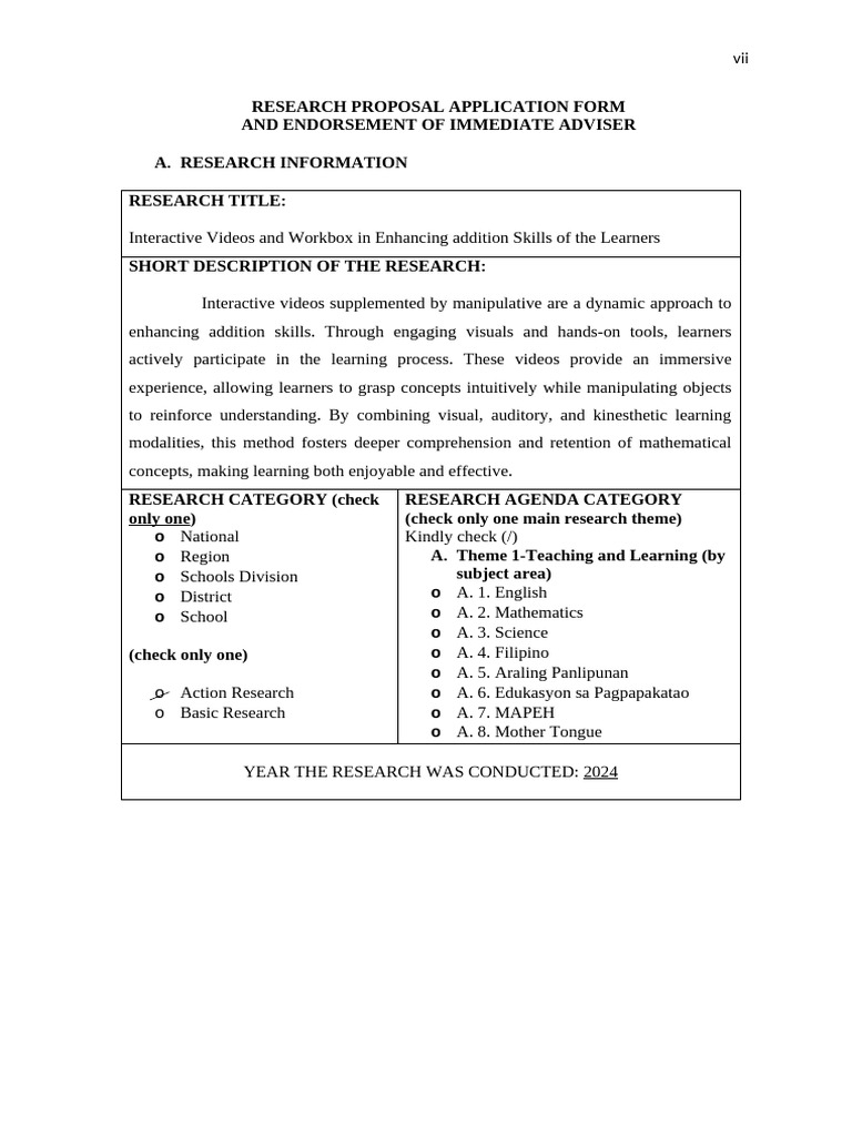 Research Vii-Xiv.... FINAL..... To Be Print | PDF | Learning | Cognition