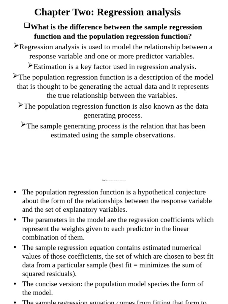 Understanding Regression Analysis Basics | PDF | Regression Analysis ...