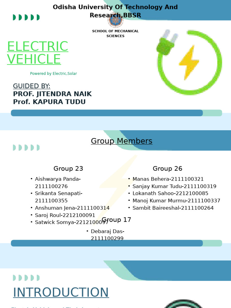 Electric Vehicle Dual-Power Project Overview | PDF | Electric Vehicle ...