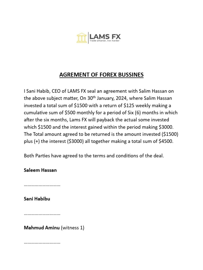 LAMS FX Agreement 2 | PDF