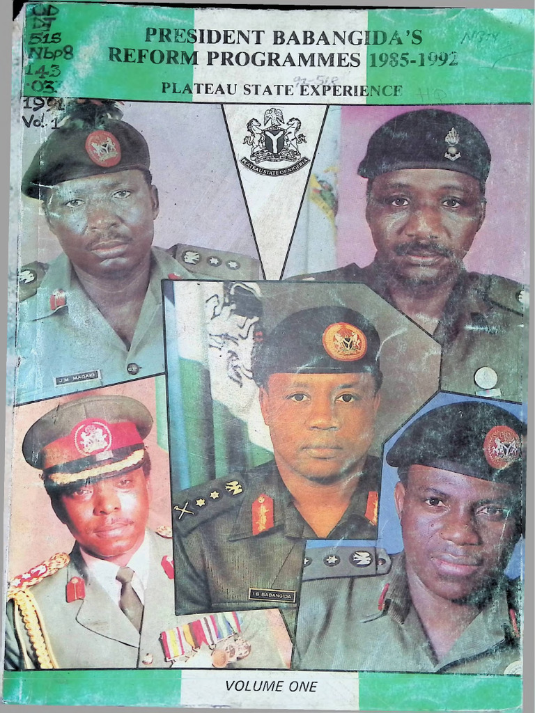 Babangida's Reforms in Plateau State (1985-1992) | PDF