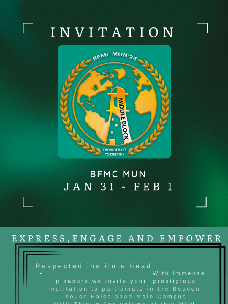 BFMC Mun Invite | PDF