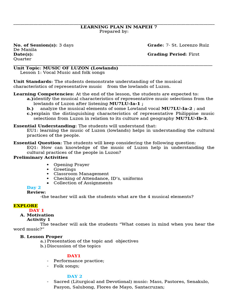 day 1 | PDF | Education Theory | Human Communication