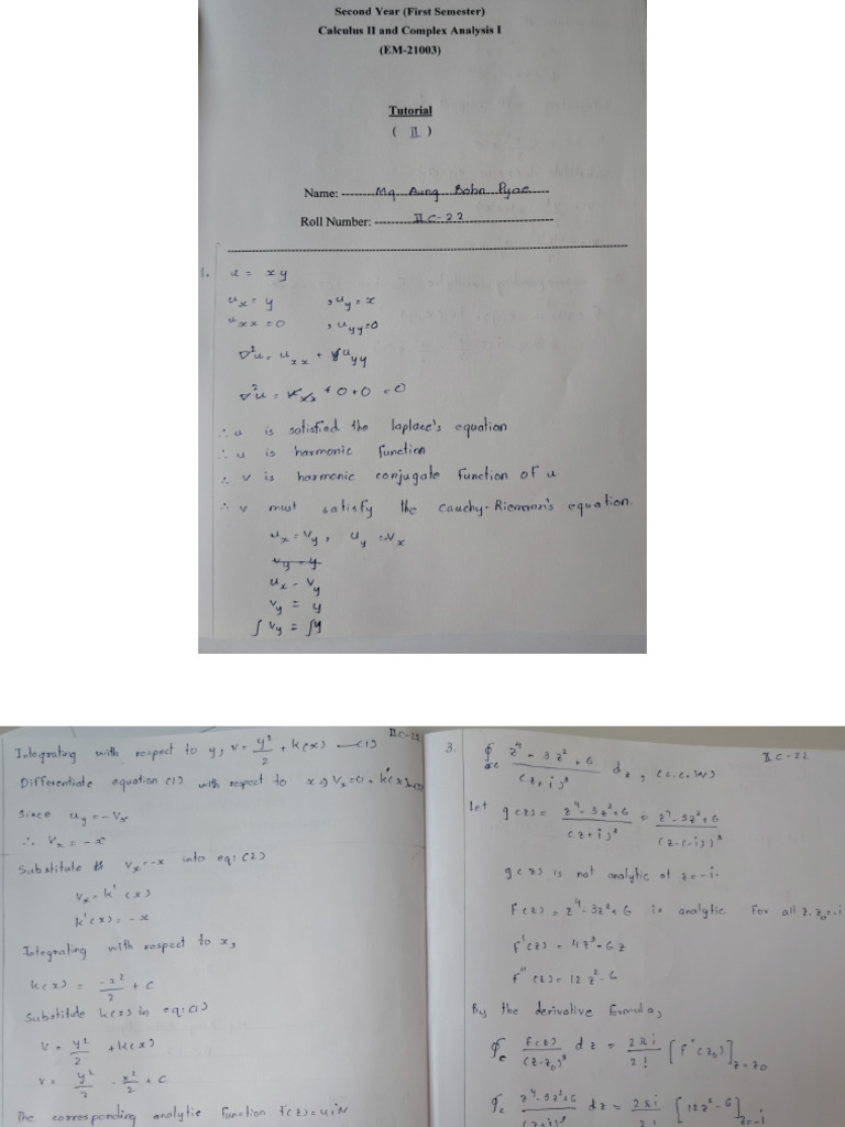 Math Tutorial II | PDF