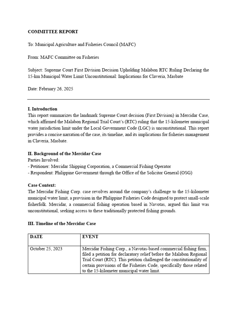 Supreme Court Ruling on Fisheries Jurisdiction | PDF | Supreme Court Of ...