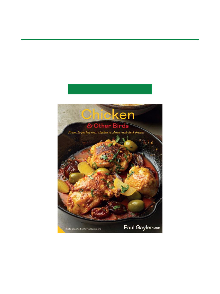 Etextbook Chicken and Other Birds From The Perfect Roast Chicken To ...