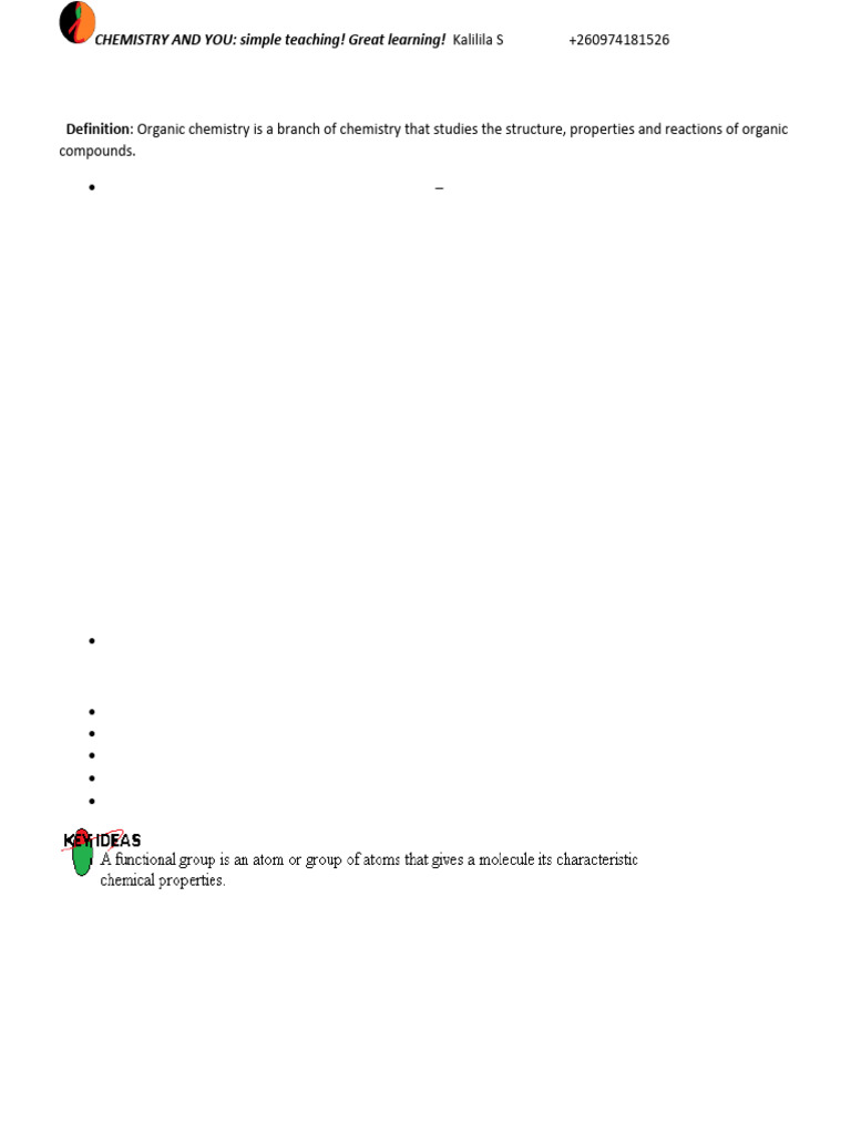 Introduction to Organic Chemistry Concepts | PDF | Alkene | Alkane