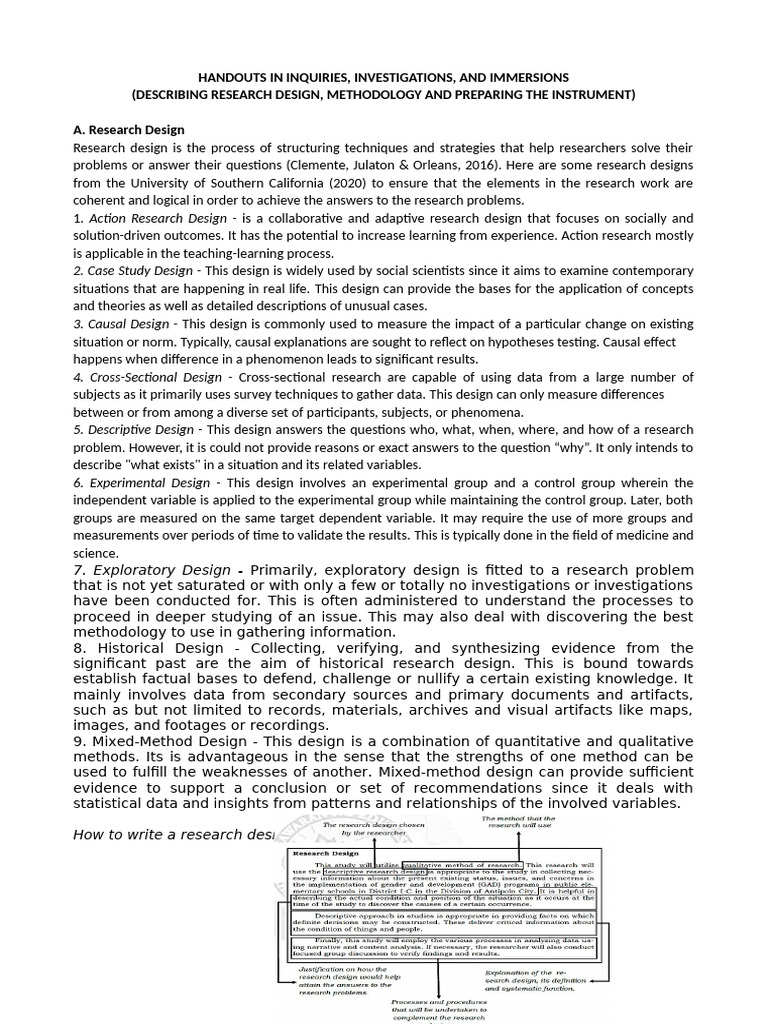 HANDOUTS IN 3is 2ND SEM 3RD - 103144 | PDF | Methodology | Data