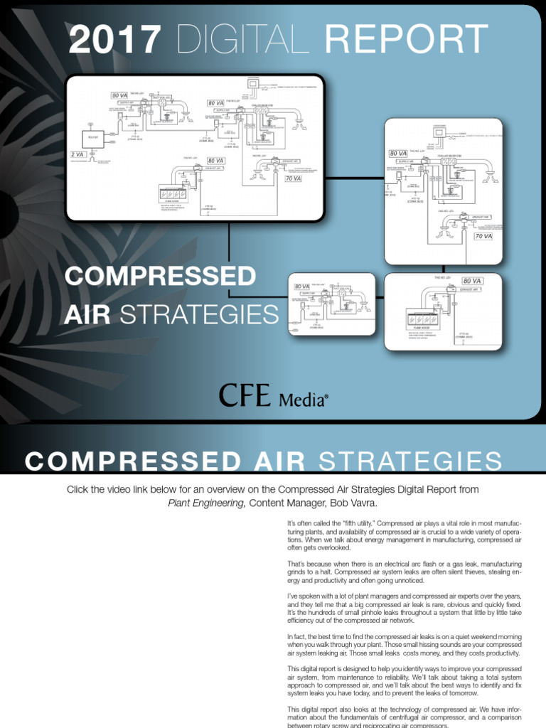 Compressed Air Report | PDF | Pipe (Fluid Conveyance) | Efficient ...