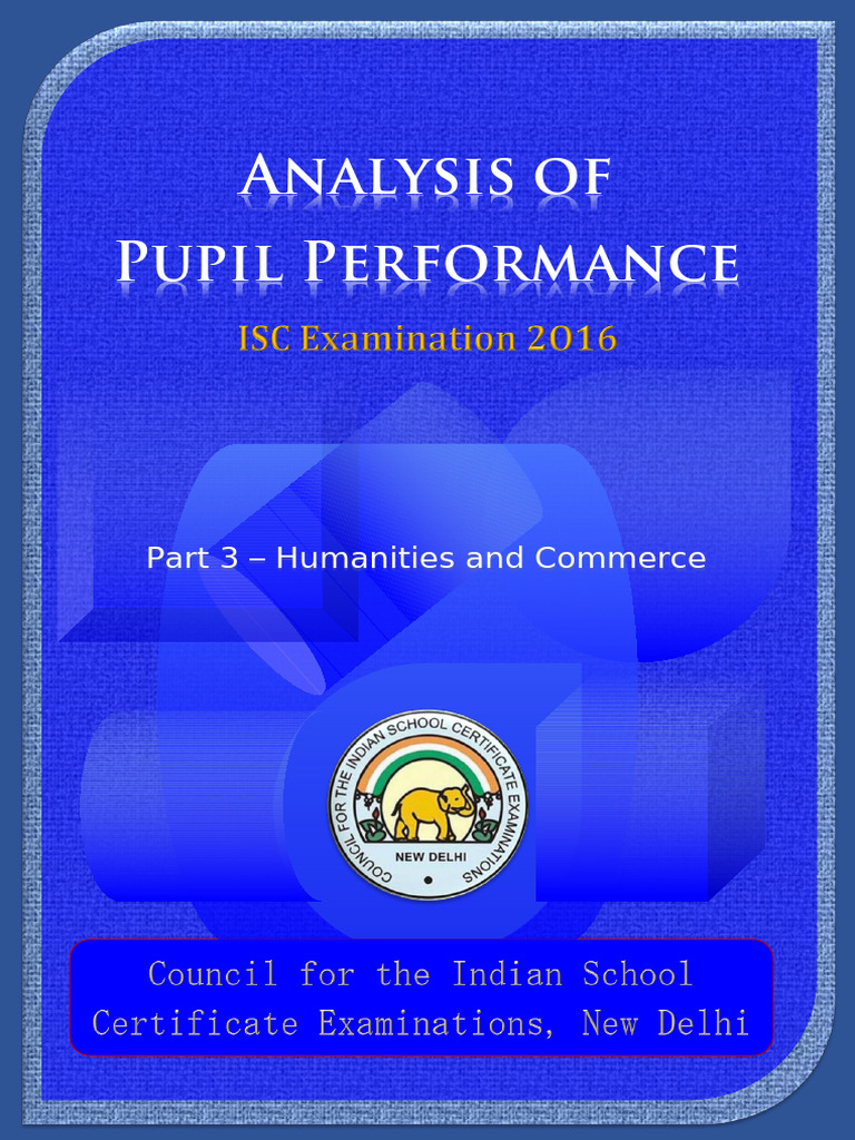 Pupil Performance Analysis: Humanities & Commerce | PDF | Equity ...